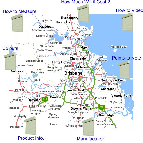 Brisbane province map